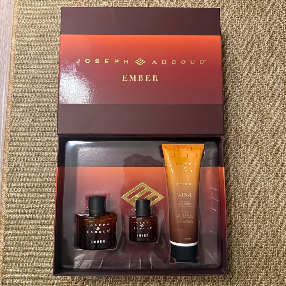 NEW Joseph Abboud Ember 3-Piece Men’s Fragrance Gift Set